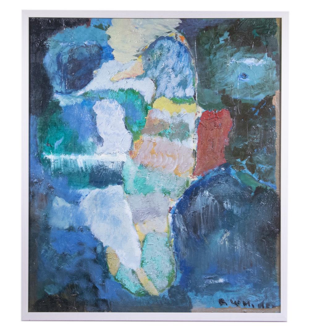 RICHARD W. MILLER ABSTRACT PAINTING (1 of 3)