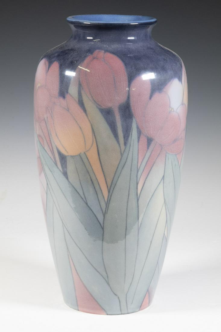 ROOKWOOD VASE BY KATARO SHIRAYAMADANI (OH/JAPAN, 1865-1948) (1 of 3)