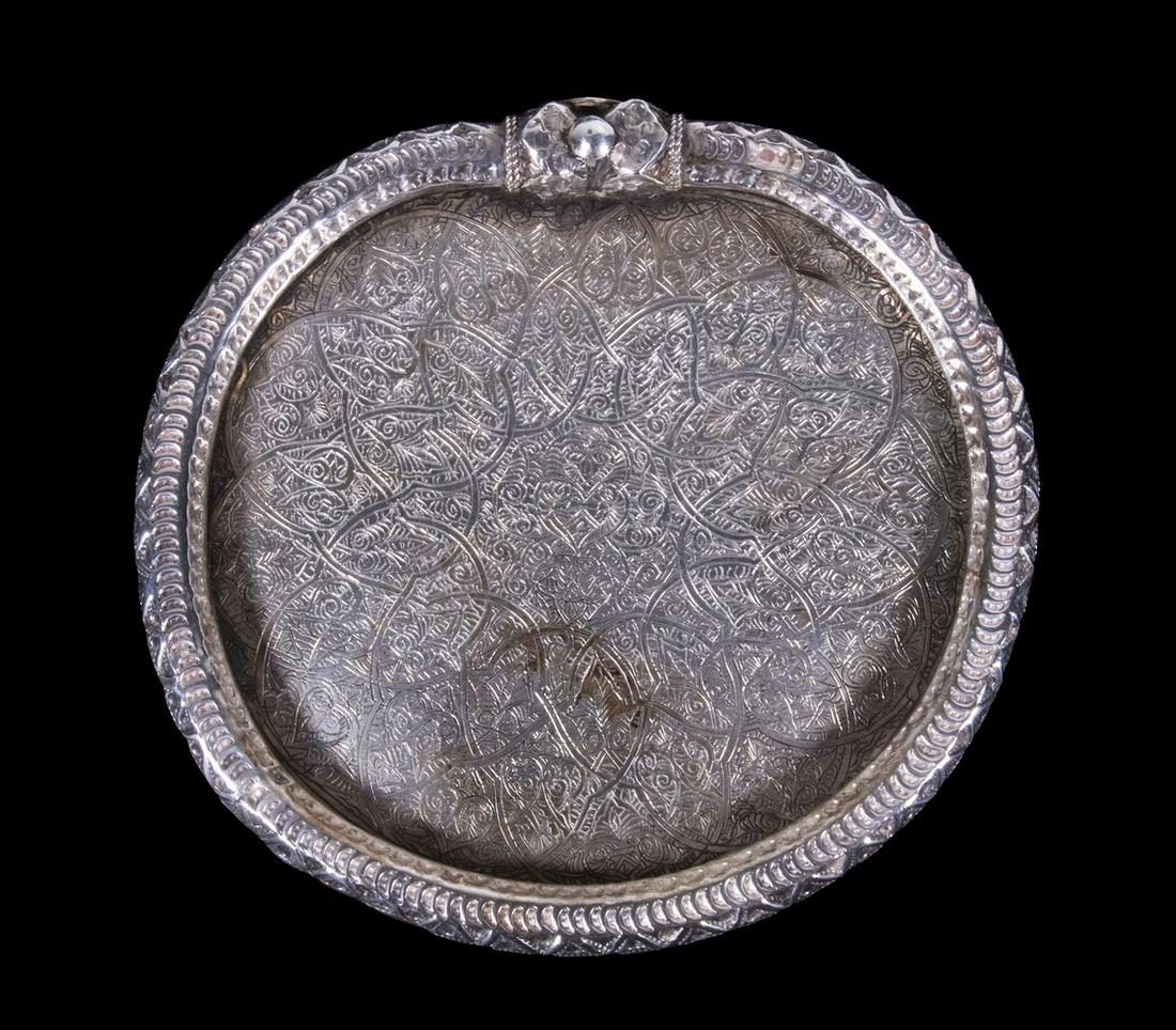 EGYPTIAN SILVER TRAY (1 of 3)