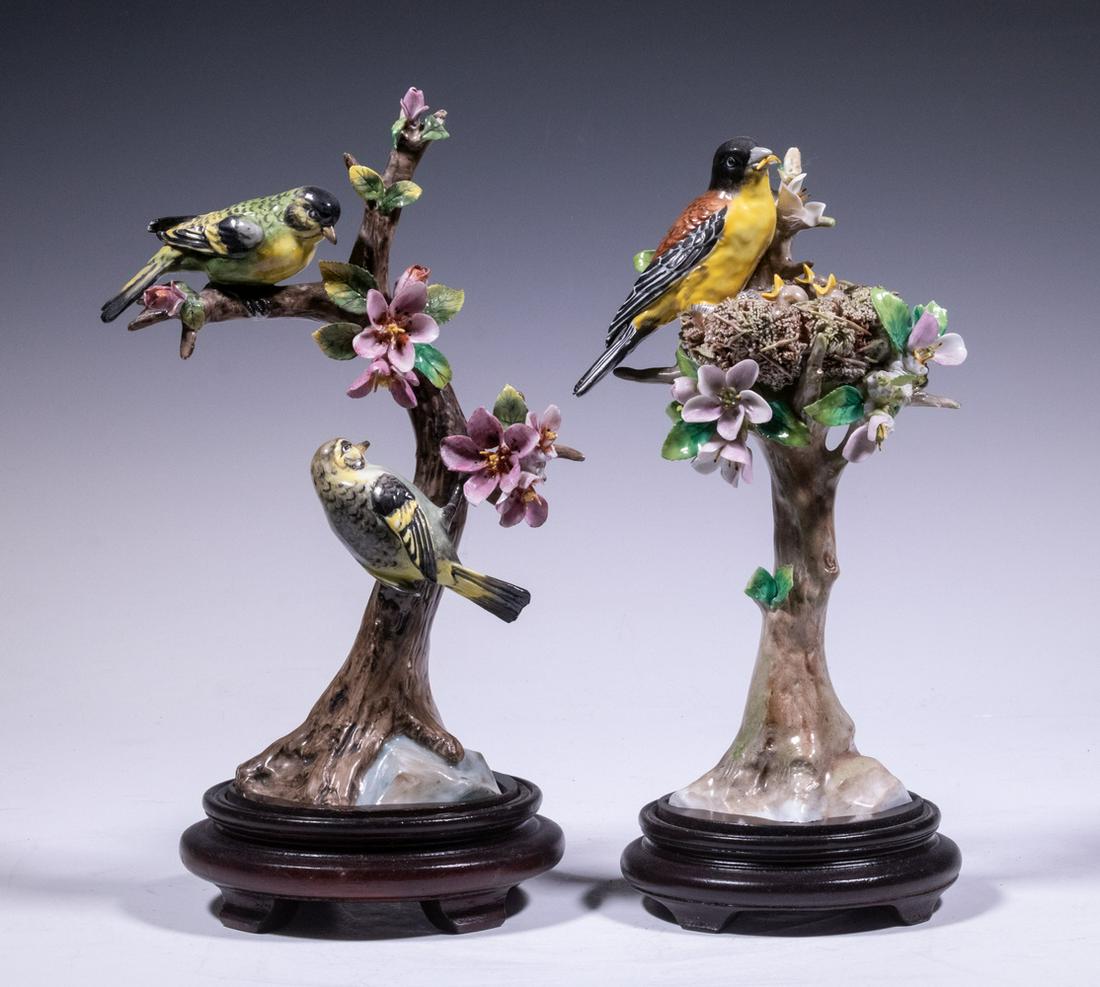 SITZENDORF PORCELAIN BIRD FIGURES (1 of 3)