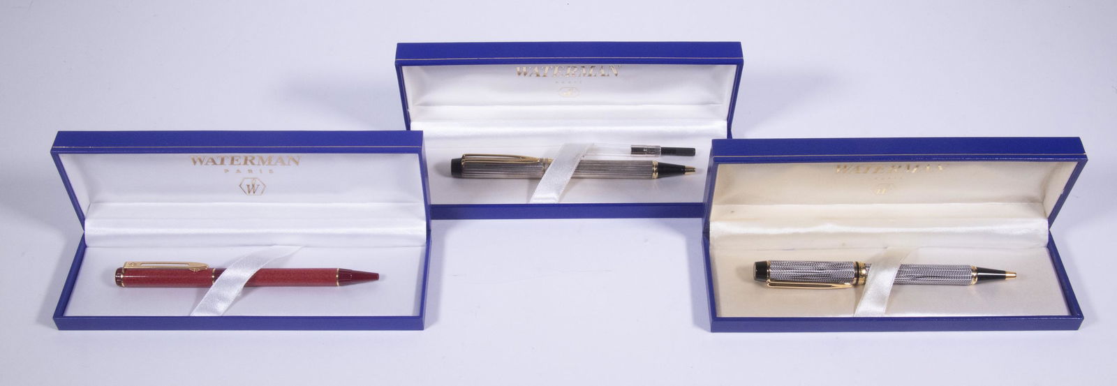 CASED WATERMAN BALLPOINT & ROLLERBALL PENS (1 of 4)