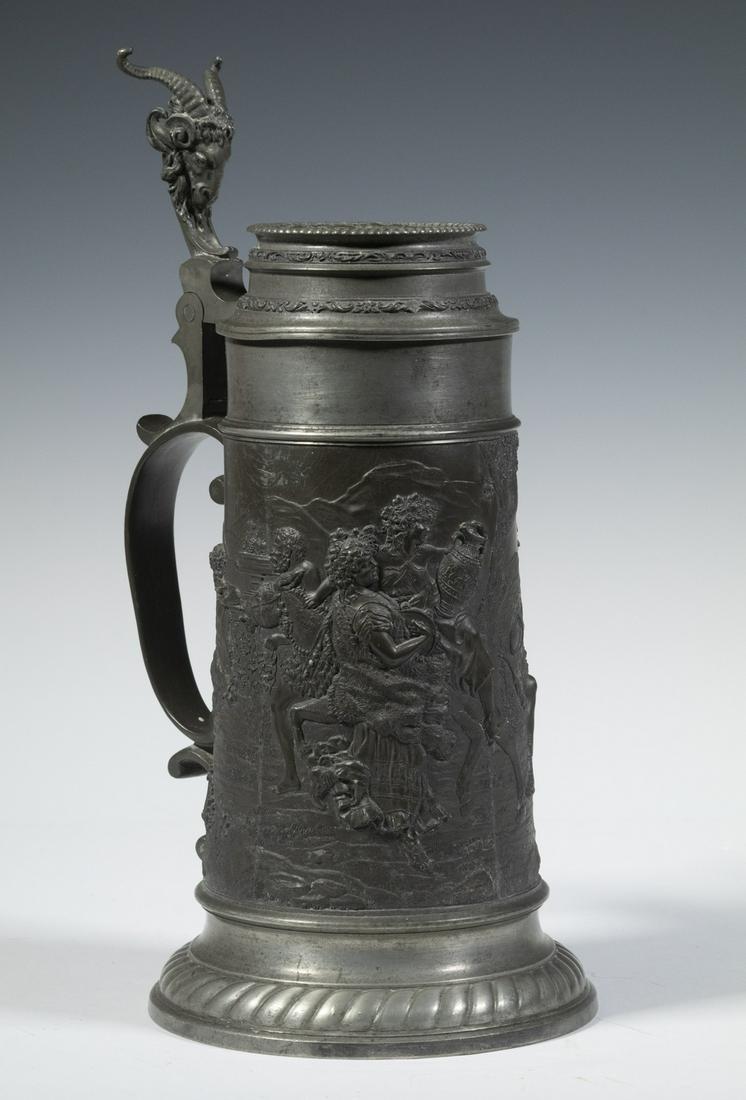 GERMAN PEWTER FLAGON (1 of 4)