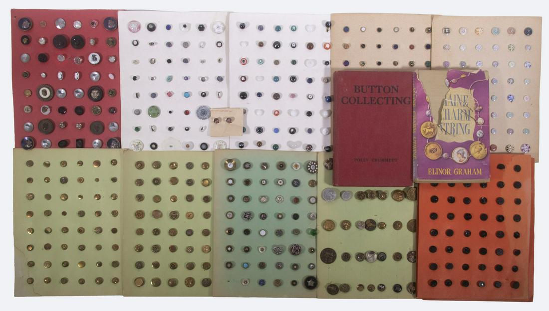 BUTTON COLLECTION, PLUS REFERENCE BOOKS (1 of 6)