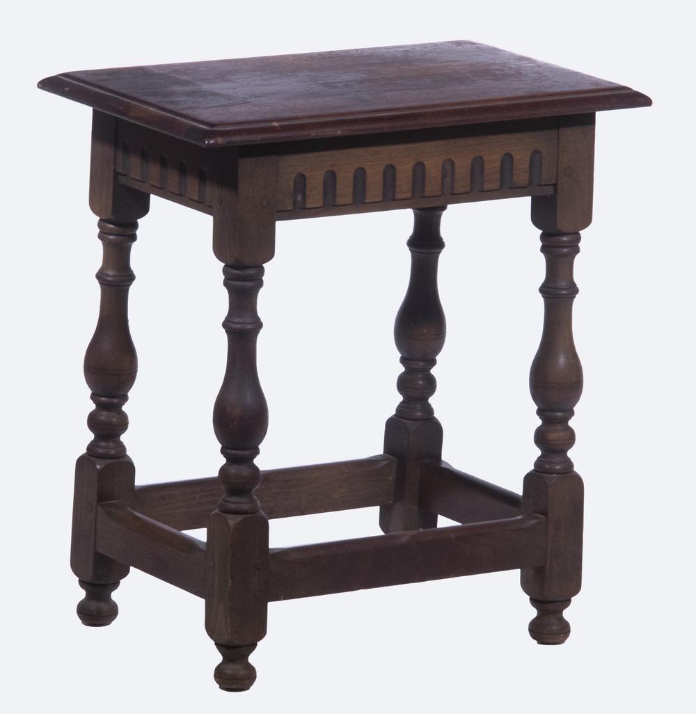 KITTINGER FURNITURE OAK STOOL (1 of 3)