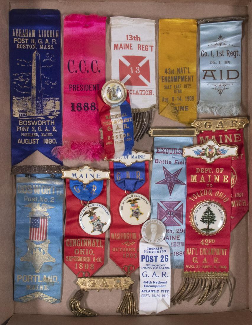 G.A.R. RIBBON & BADGE COLLECTION (1 of 2)