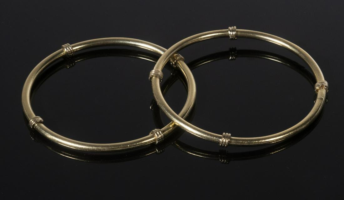 PR GOLD BANGLE BRACELETS (1 of 2)