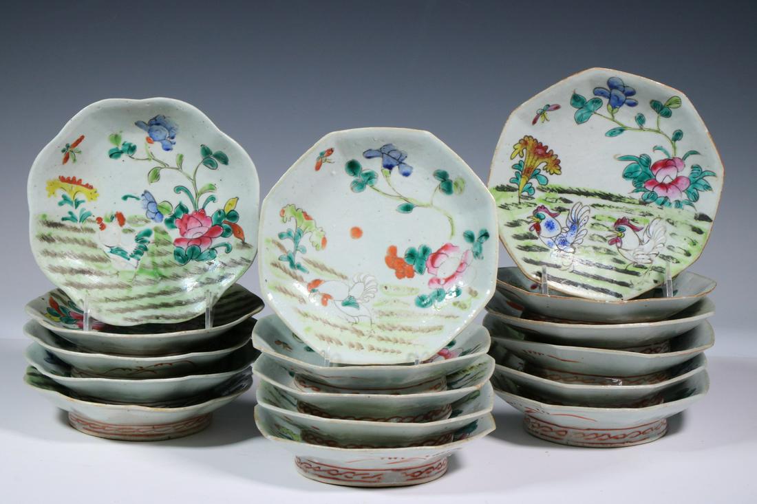(16) CHINESE CELADON SAUCE DISHES (1 of 2)