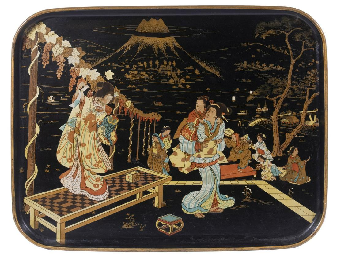 JAPANESE LACQUERED TRAY (1 of 2)