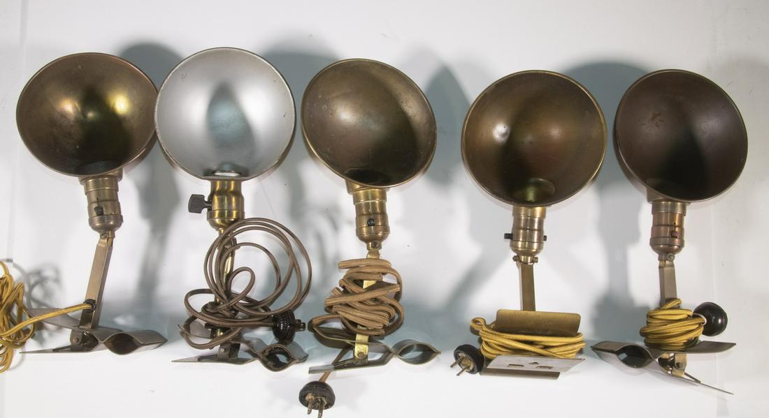 VINTAGE CLIP-ON ELECTRIC LAMPS (1 of 3)