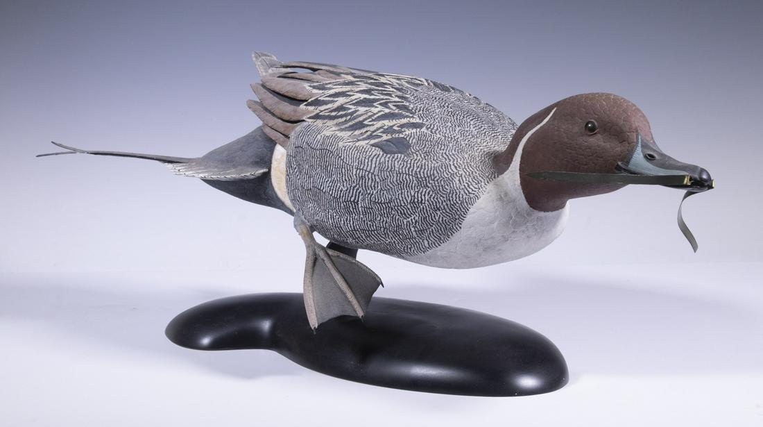 DUCK DECOY BY NELSON DECOYS, JONESPORT, ME (1 of 3)