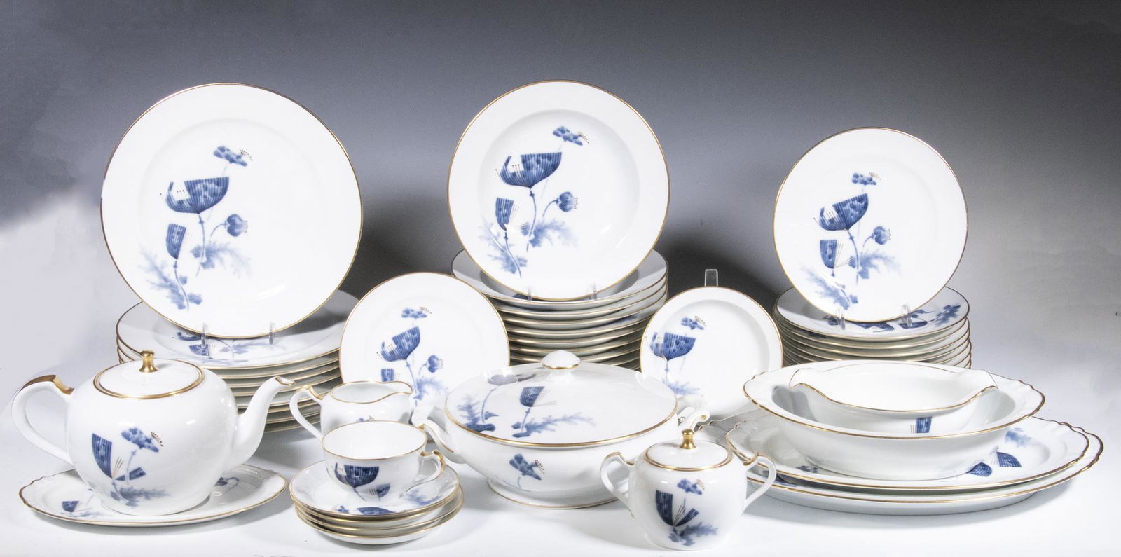 (86 PC) SET OF OKURA JAPANESE CHINA DISHES (1 of 6)
