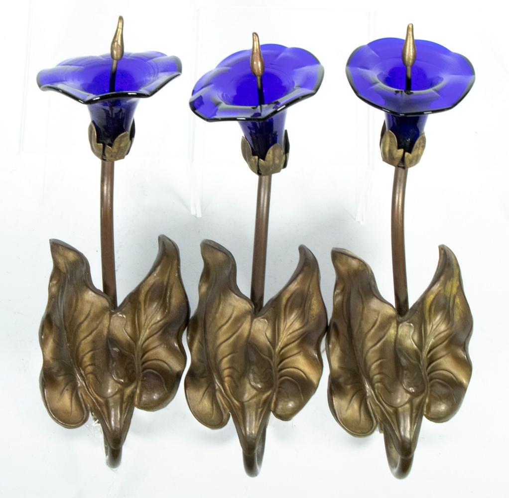 VICTORIAN CALLA LILY FORM DRAPERY TIE-BACKS (1 of 2)