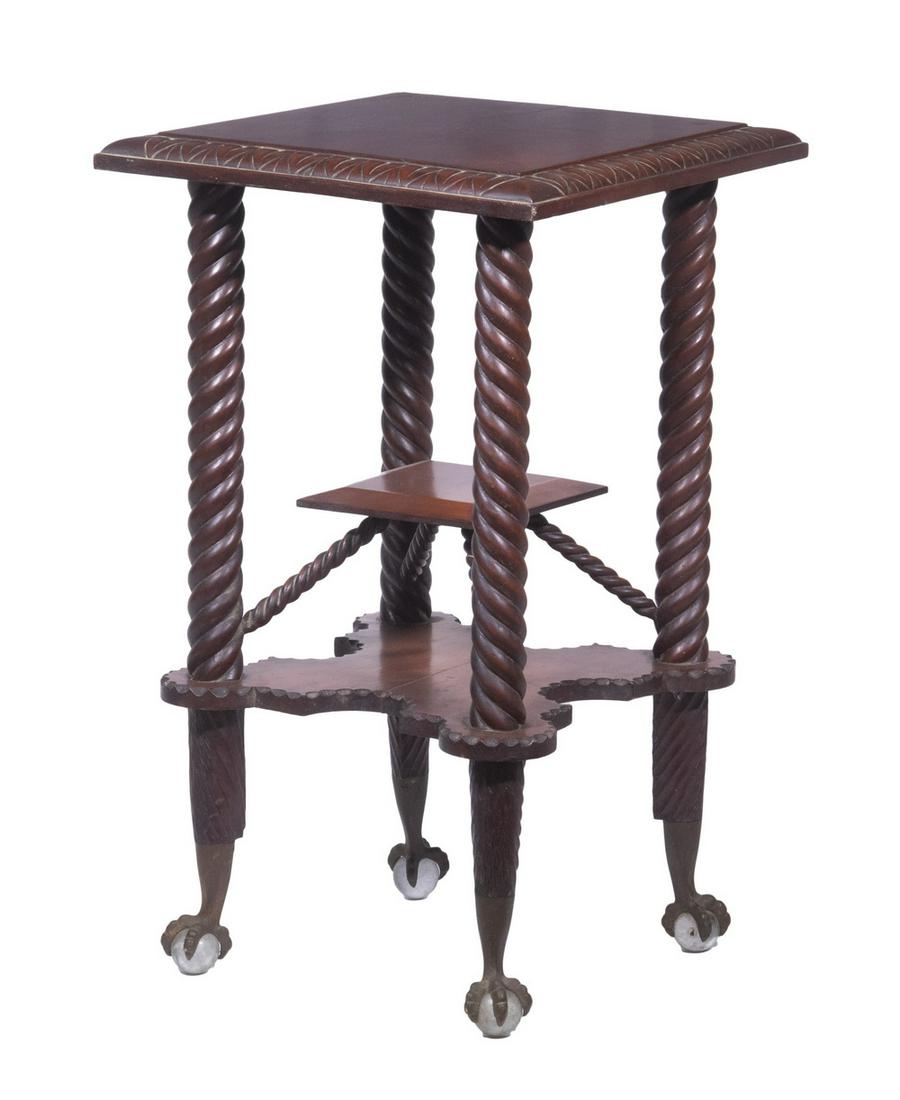 Victorian Ball & Claw Foot Stand Auction