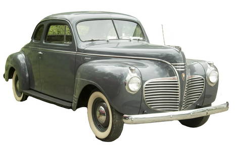 MARGARET CHASE SMITH'S 1941 PLYMOUTH SUPER DELUXE BUSINESS COUPE: This Plymouth business coupe is a historians dream. The vehicle was owned by Maine's very own Margret Chase Smith, the first woman to serve in the U.S. house and senate and the first woman to