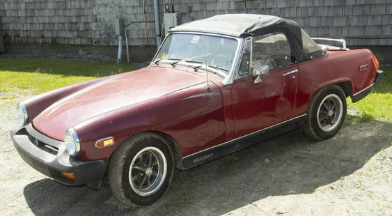 1979 MG MIDGET CONVERTIBLE: This MG is a cute little project car for the new automotive enthusiast. Up front is a plucky 1500cc inline 4 with a stromberg carb mated to a 4 speed transmission. The car has been sitting for a few