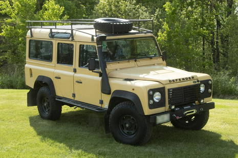 1997 LAND ROVER DEFENDER 110 TDI: This 1997 Land Rover Defender is quite the find. This truck made its way from then Sahara in North Africa all the way to Maine and was restored along the way. The 2.7L turbo diesel engine was rebuilt