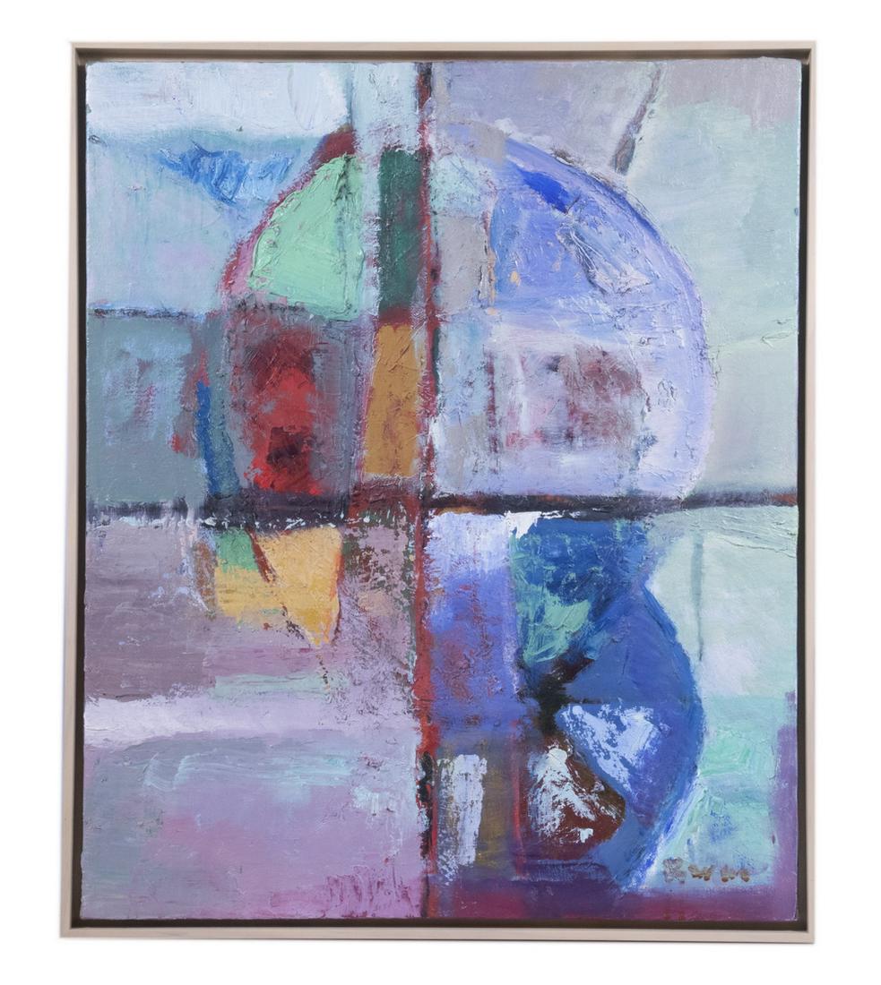 Richard W. Miller Abstract Painting Auction