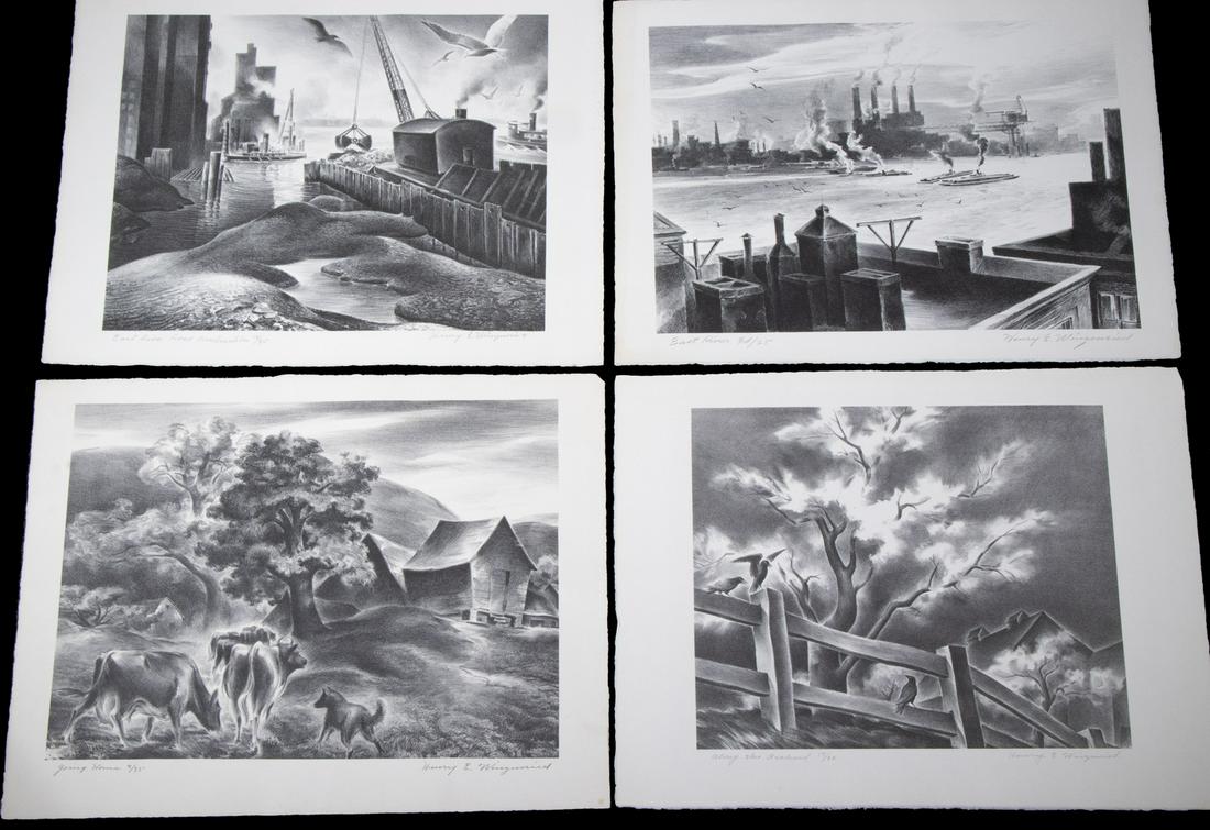 HENRY E. WINZENEID (NY/CA/OH, 1892-1981) (1 of 4)