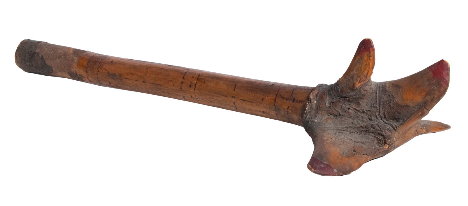 PENOBSCOT BAY BIRCH ROOT WAR CLUB, CANADIAN (1 of 2)