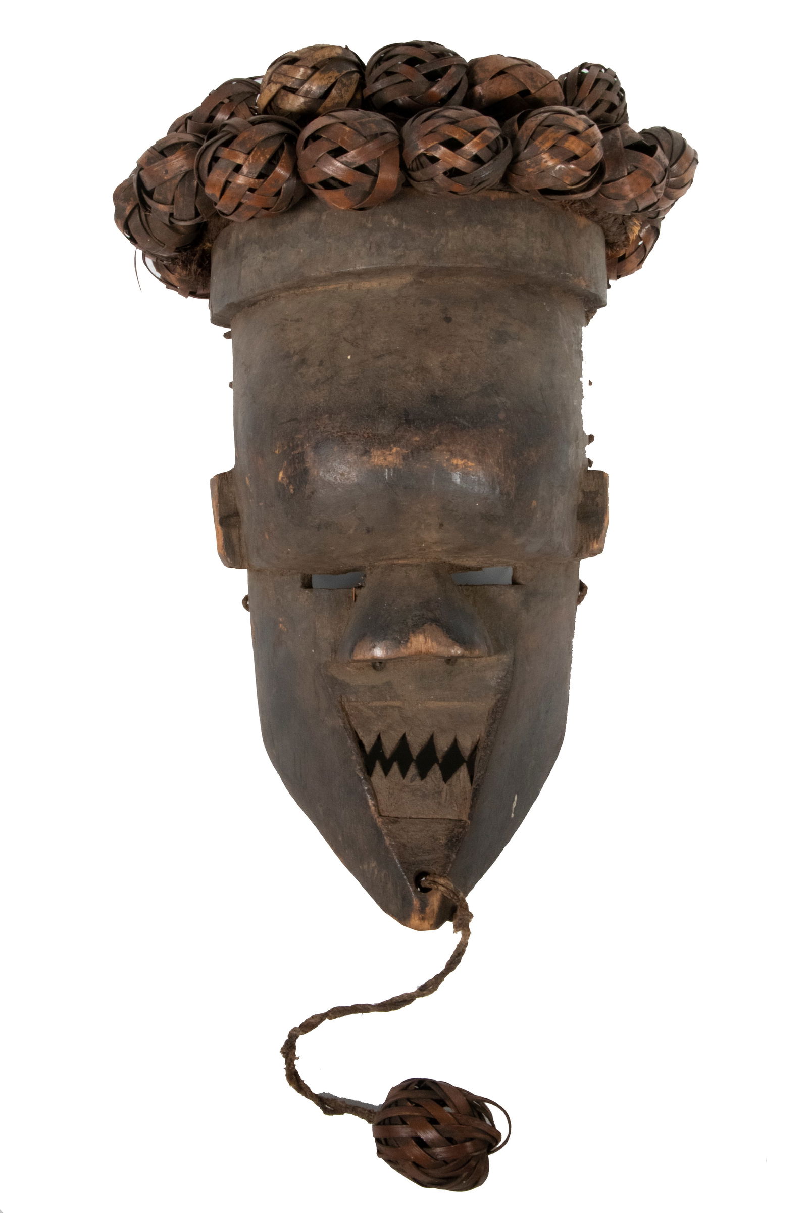 EARLY 20TH C. CHOKWE MWANA PWO MASK, ANGOLA (1 of 3)
