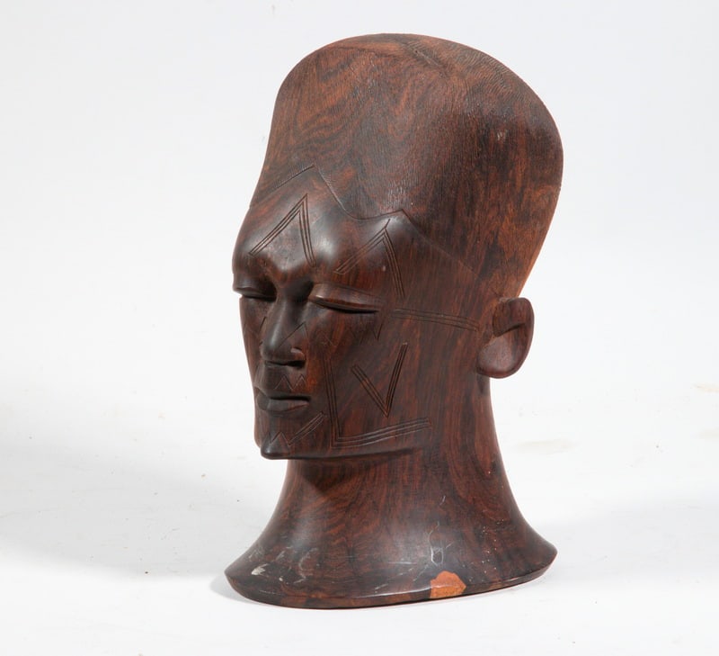 BUST PORTRAIT OF A MAN, TANGANYIKA, AFRICA (1 of 5)