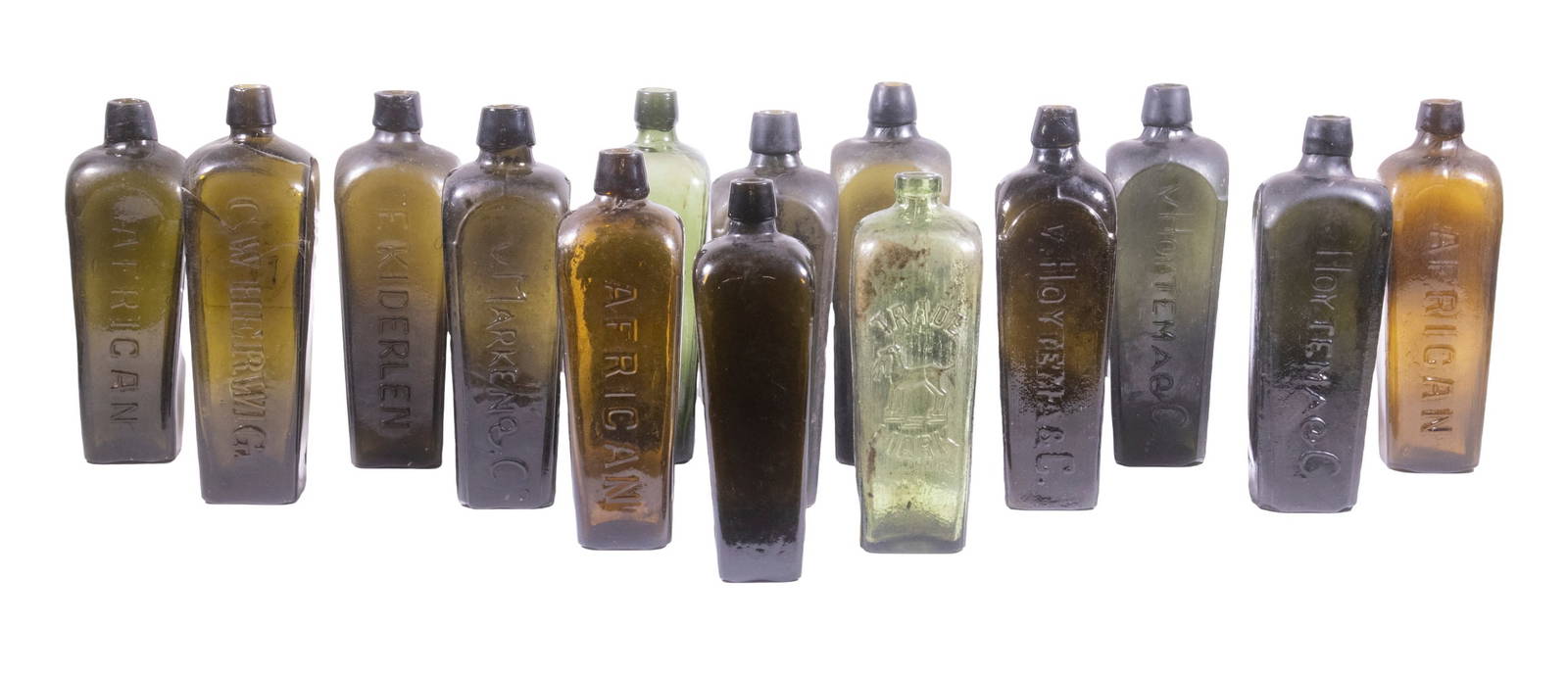 Early Case Gin Bottle Collection Auction