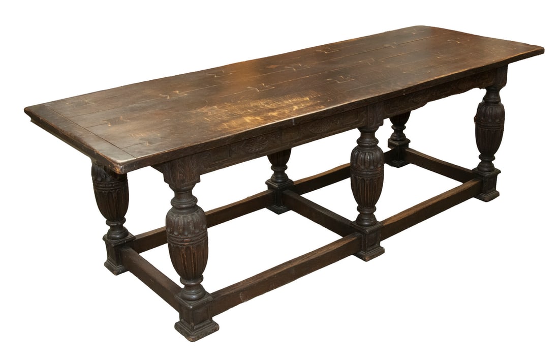 OAK REFECTORY TABLE (1 of 4)