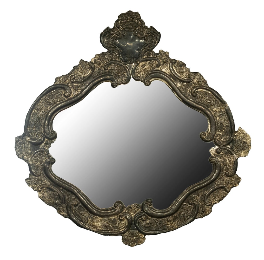SPANISH COLONIAL SILVER MIRROR (1 of 3)