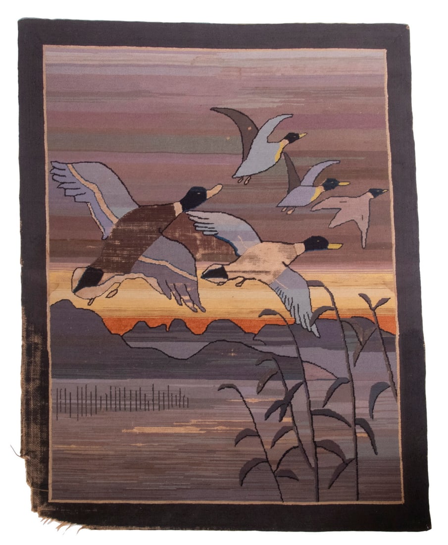 GRENFELL LABRADOR RUG OF DUCKS (1 of 3)