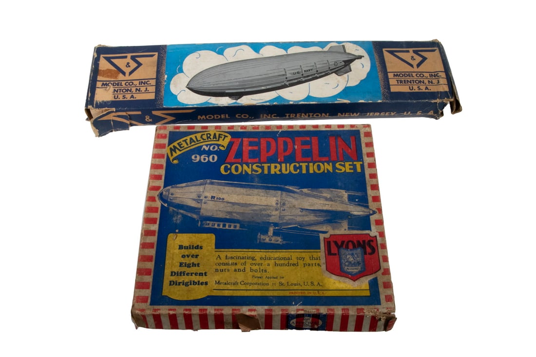 (2) 1930S ZEPPELIN MODEL SETS (1 of 2)
