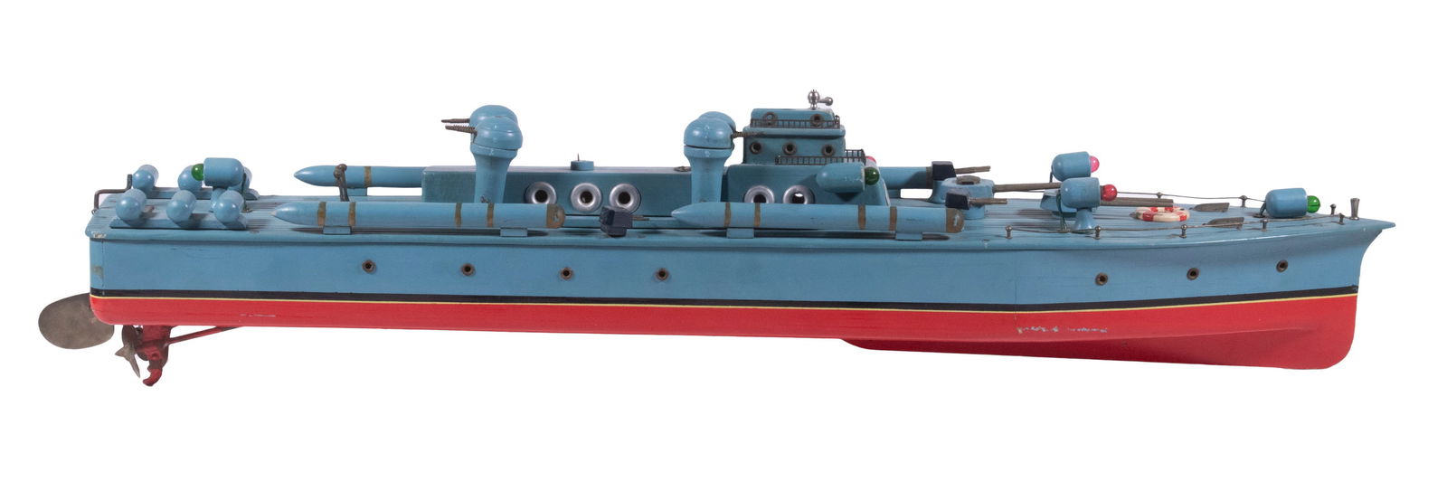 1960'S JAPANESE TORPEDO BOAT MODEL TOY (1 of 5)