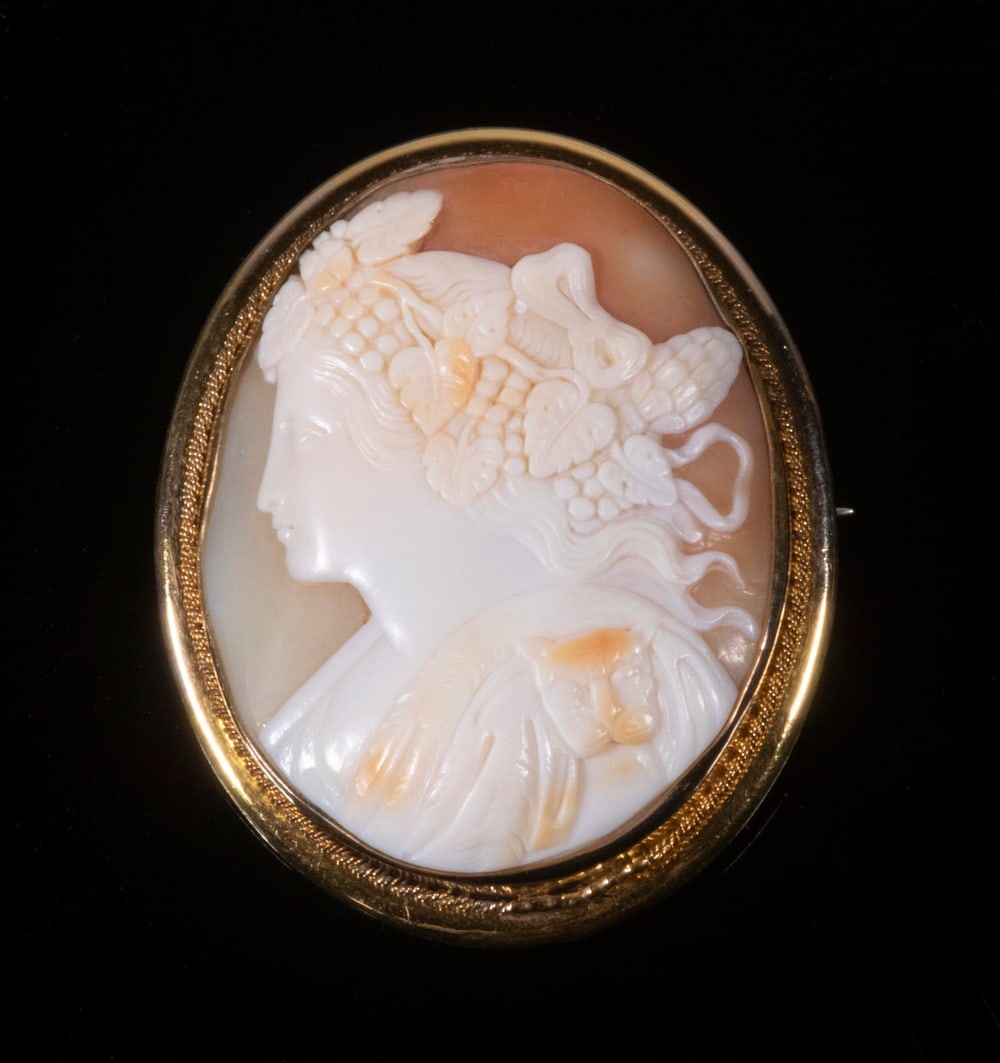 VICTORIAN CAMEO PENDANT BROOCH (1 of 2)