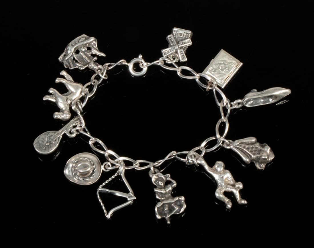 SILVER CHARM BRACELET (1 of 3)