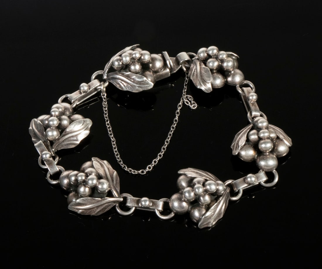 CARL BRUMBERG HANSEN STERLING BRACELET (1 of 4)