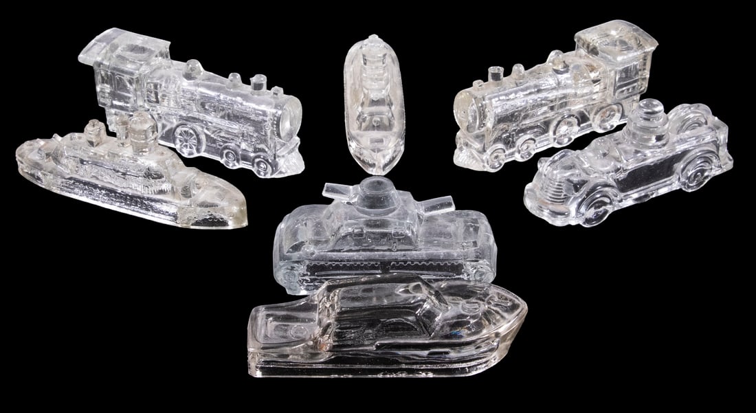 GLASS CANDY CONTAINER COLLECTION (1 of 4)