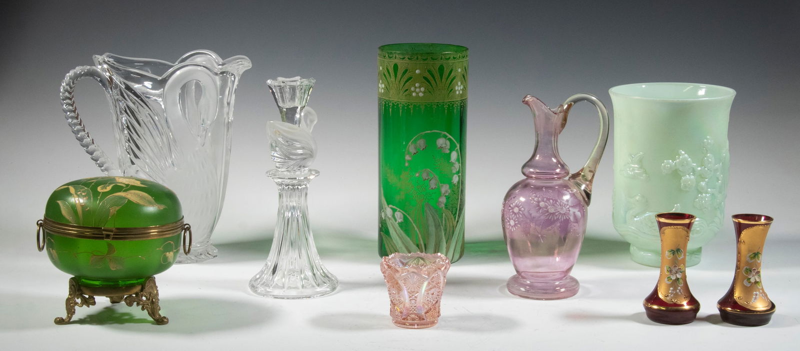 ASSORTED DECORATIVE & ART GLASS (1 of 4)