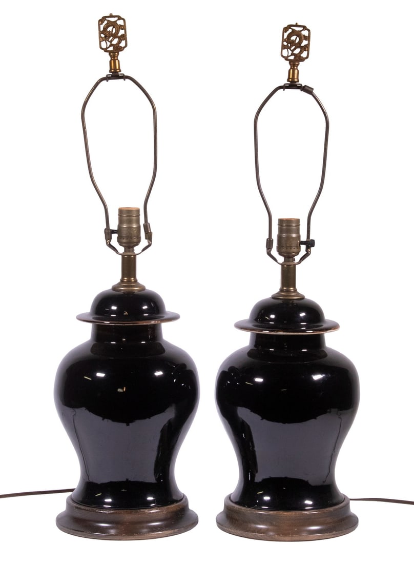 PR POTTERY TABLE LAMPS (1 of 2)