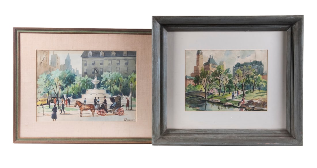 EDWIN OMAN (NY/IL, 1905-1985) (1 of 4)