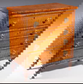 MINIATURE TIGER MAPLE CHEST (1 of 6)