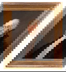 ATTRIBUTED TO GILBERT STUART (MA/RI/UK, 1755-1828) (1 of 5)