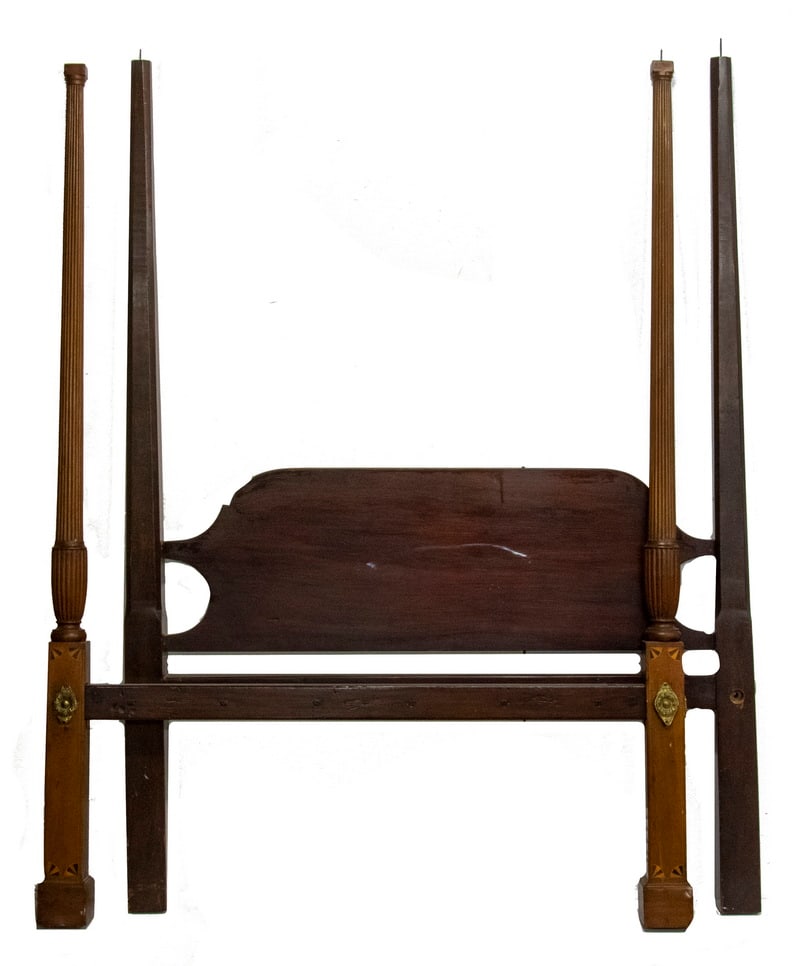 Hepplewhite Fourpost Rope Bed Auction