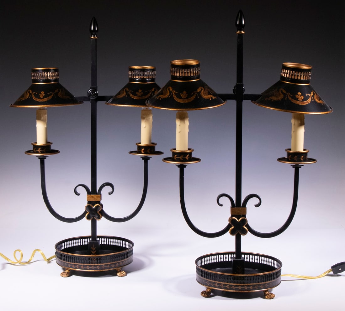 PR JEANNE REED'S LTD TOLEWARE LAMPS (1 of 6)