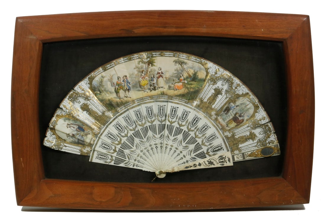 19TH C. FRENCH OPERA FOLDING FAN (1 of 2)