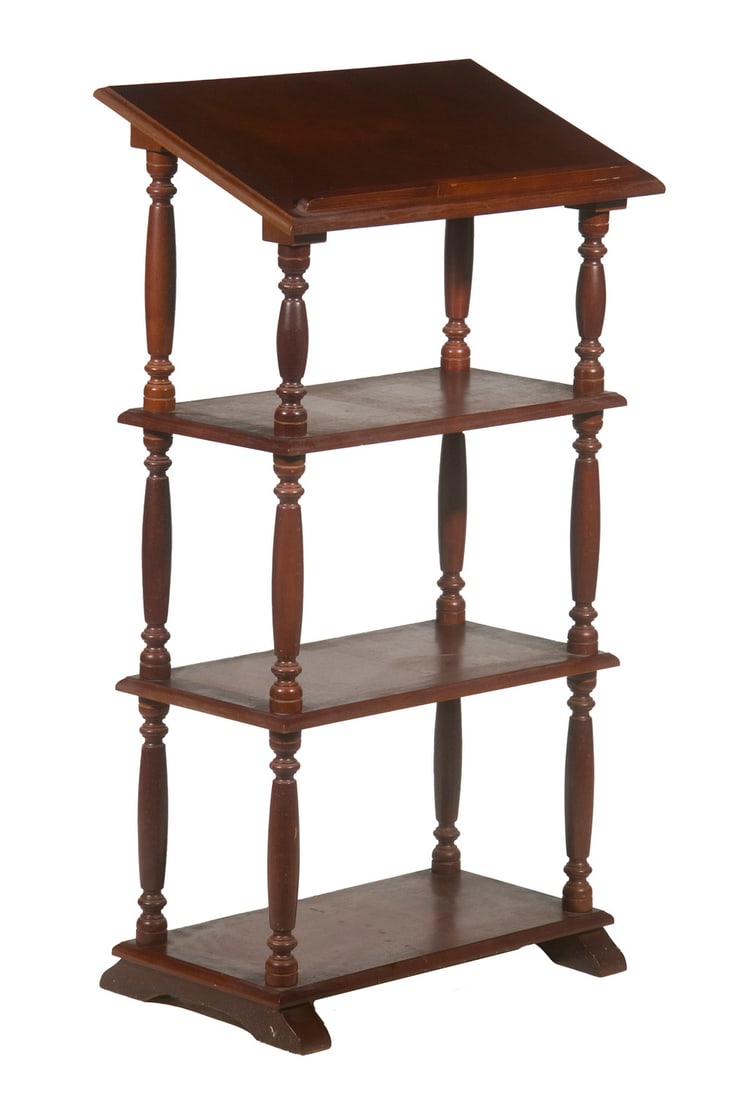 BOOK STAND WITH LECTURN (1 of 2)