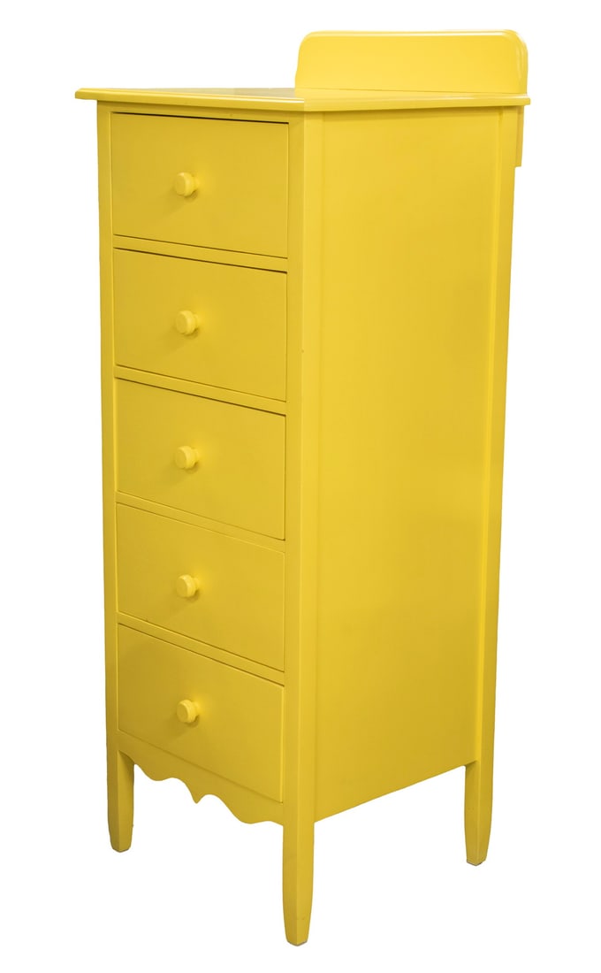 YELLOW MAINE COTTAGE CHEST (1 of 6)