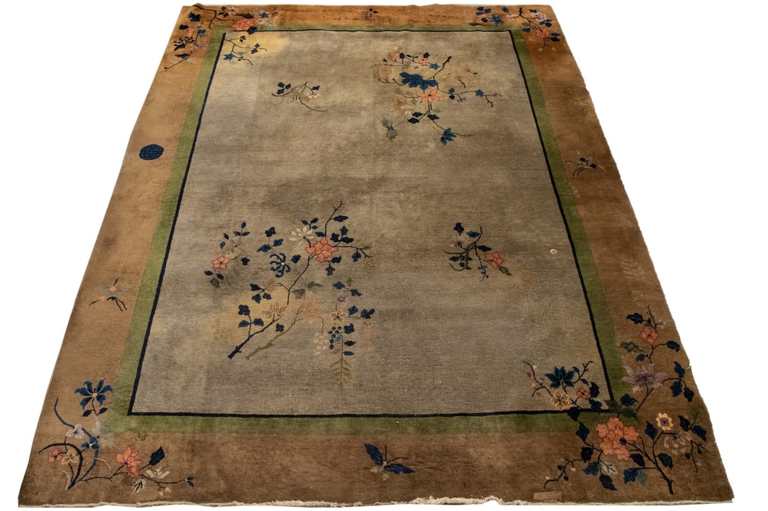 CHINESE DECO CARPET (9' X 11'8") (1 of 8)