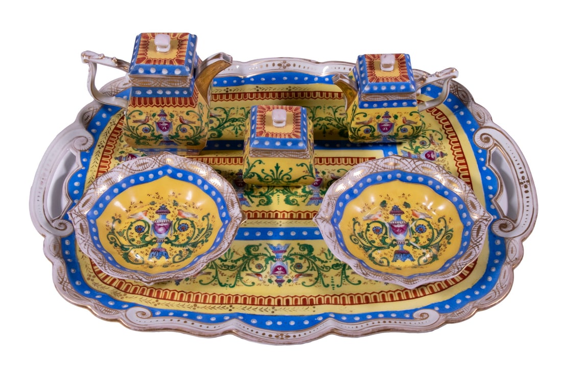 DRESDEN PORCELAIN MINI TEA SET (1 of 2)