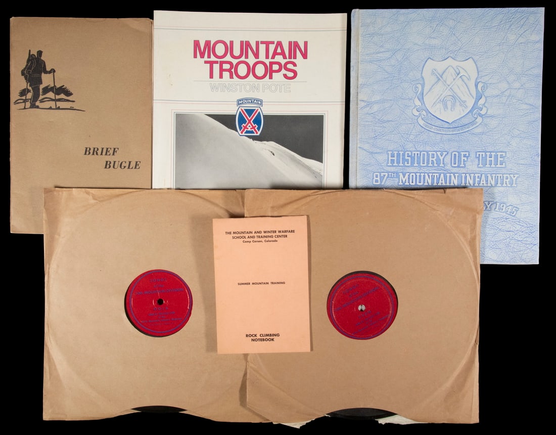 WWII 10TH & 87TH MOUNTAIN INFANTRY EPHEMERA (1 of 1)