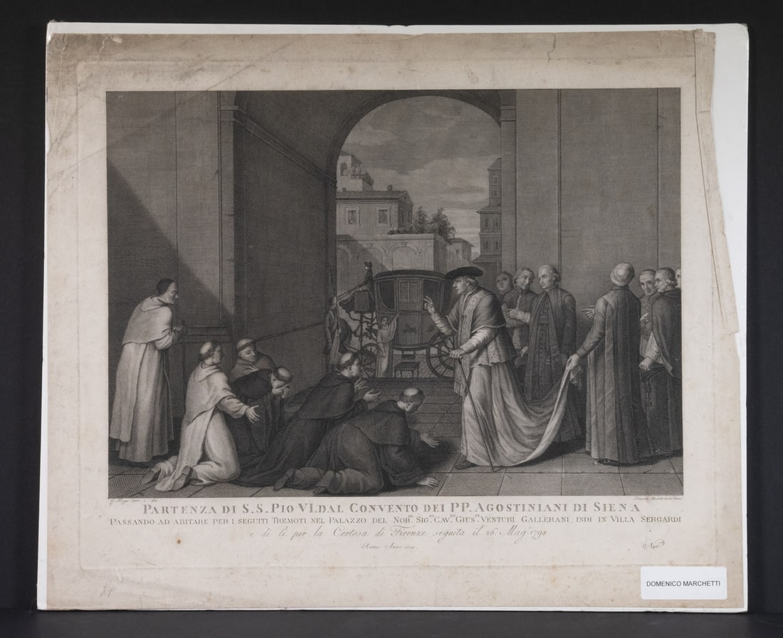 18TH C. ITALIAN ENGRAVING (1 of 3)