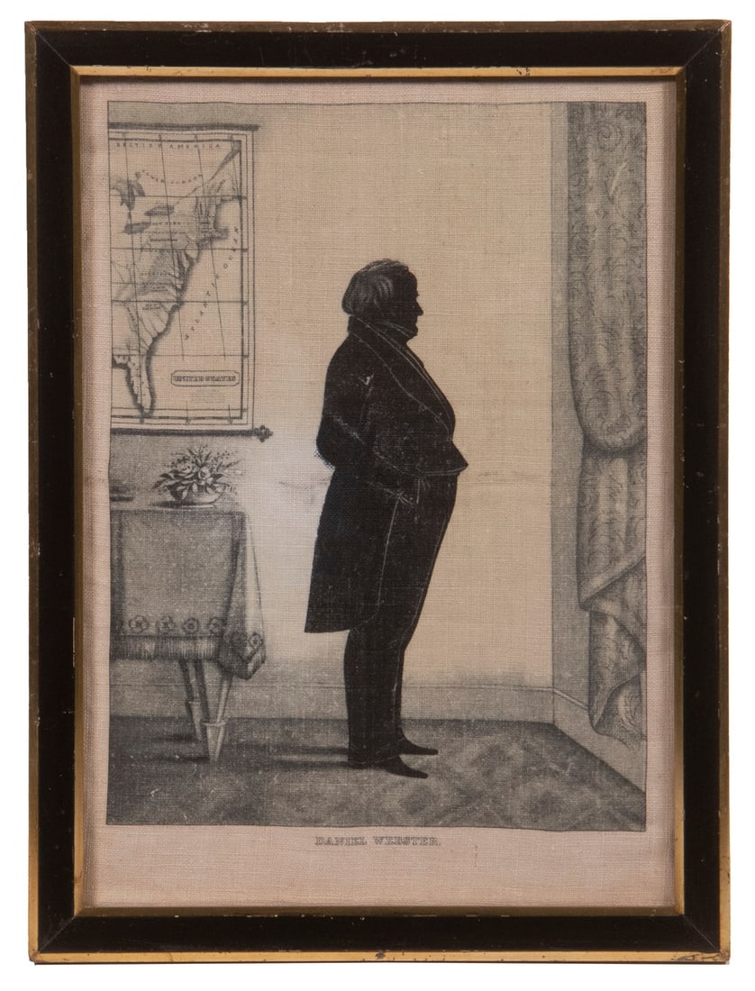 AMERICAN SILHOUETTE PRINTED ON LINEN (1 of 5)